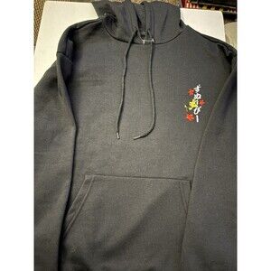 Peanuts Cherry Blossom Hoodie Size Small - Men Or Woman - Black Hoodie